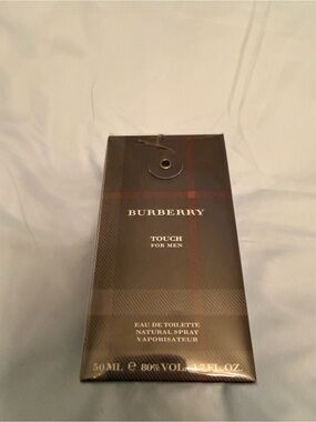 Burberry Touch for Men - Brown and Gold Plaid Box